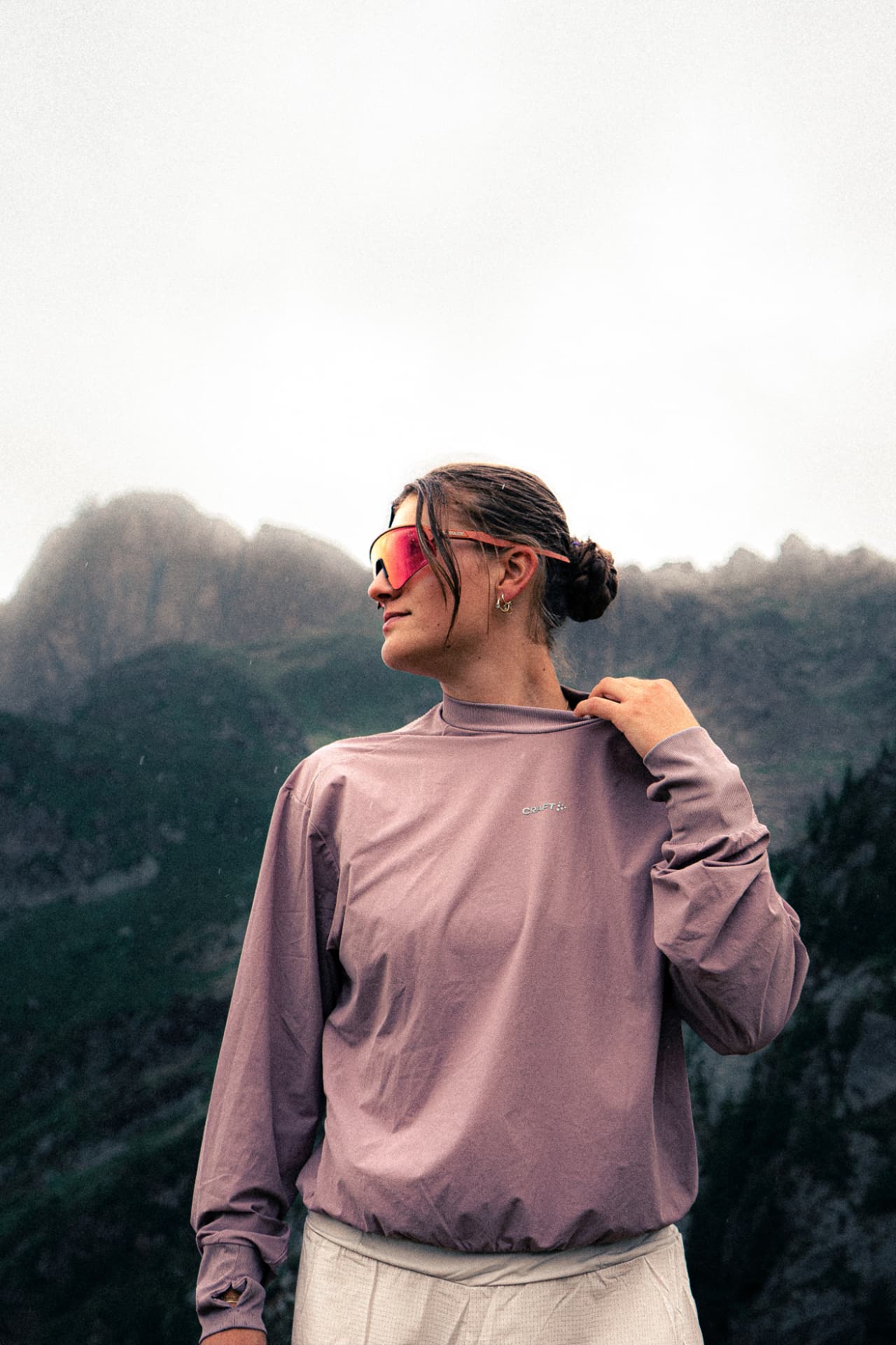 Regard vers les cimes