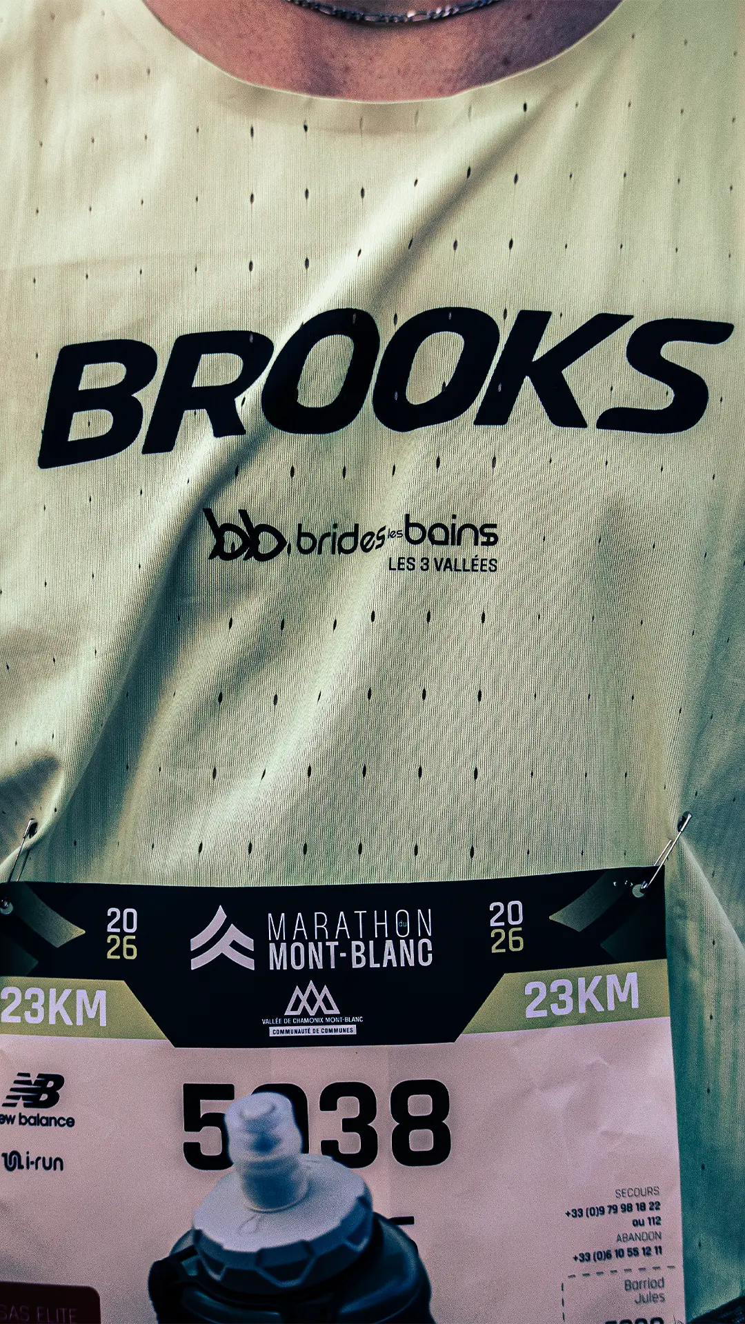 Dossard — Marathon du Mont-Blanc 23 km
